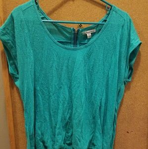 American Eagle Teal shirt with zipper